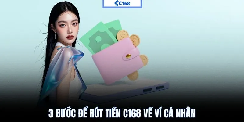 3 bước để rút tiền C168 về ví cá nhân