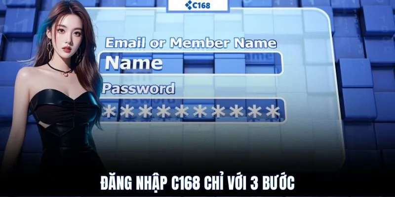 Đăng nhập C168 chỉ với 3 bước