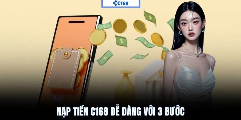 Nạp tiền C168 dễ dàng với 3 bước