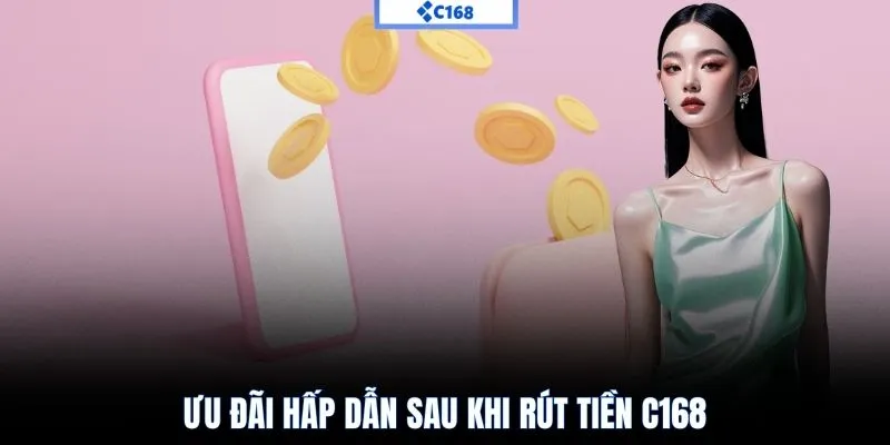 Ưu đãi hấp dẫn sau khi rút tiền C168
